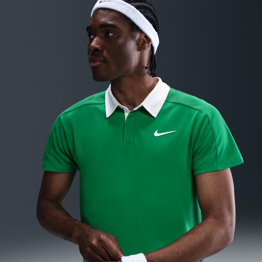 NikeCourt Advantage Dri-FIT ADV tennispolo voor heren - Groen Groen