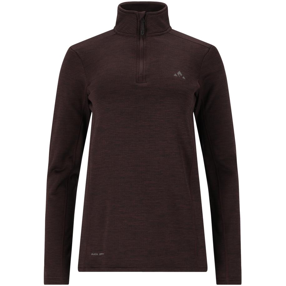 Whistler Whistler Functioneel shirt Juice chocoladebruin / zilvergrijs -