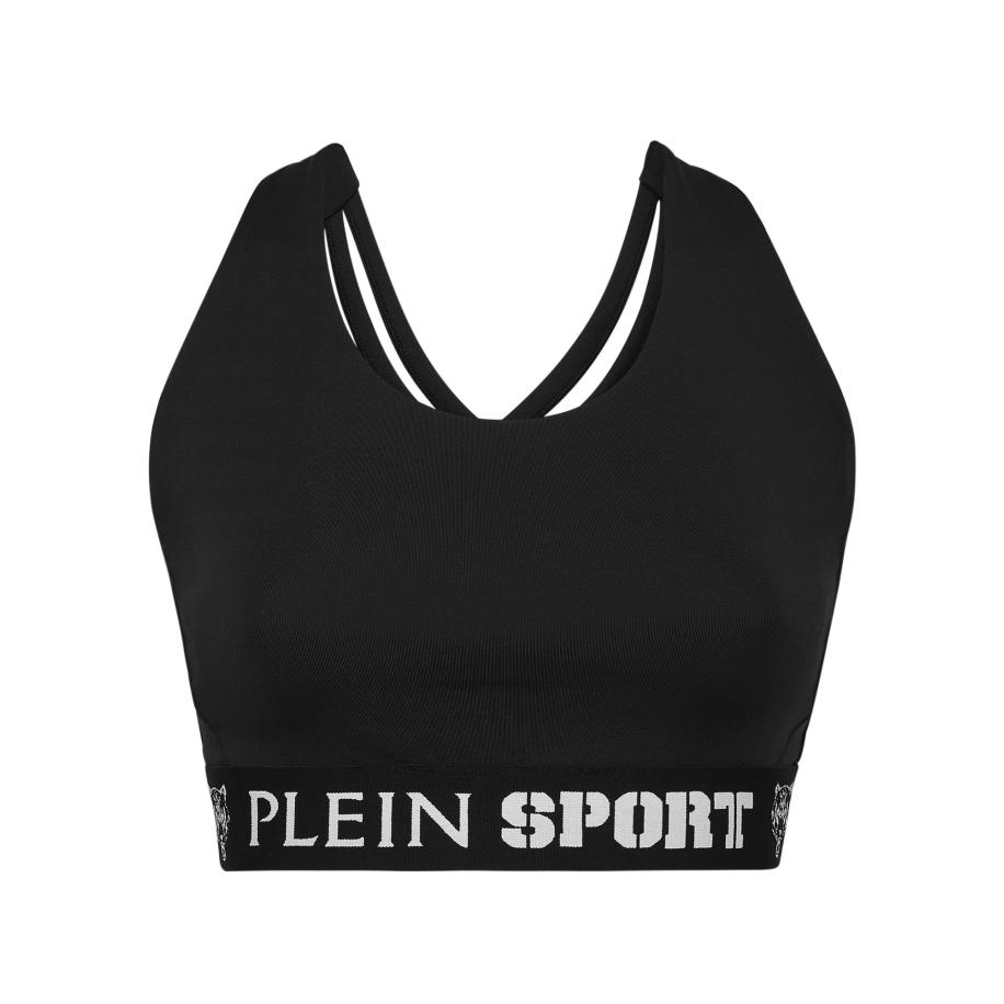 Plein Sport Plein Sport Sporttop zwart / wit -