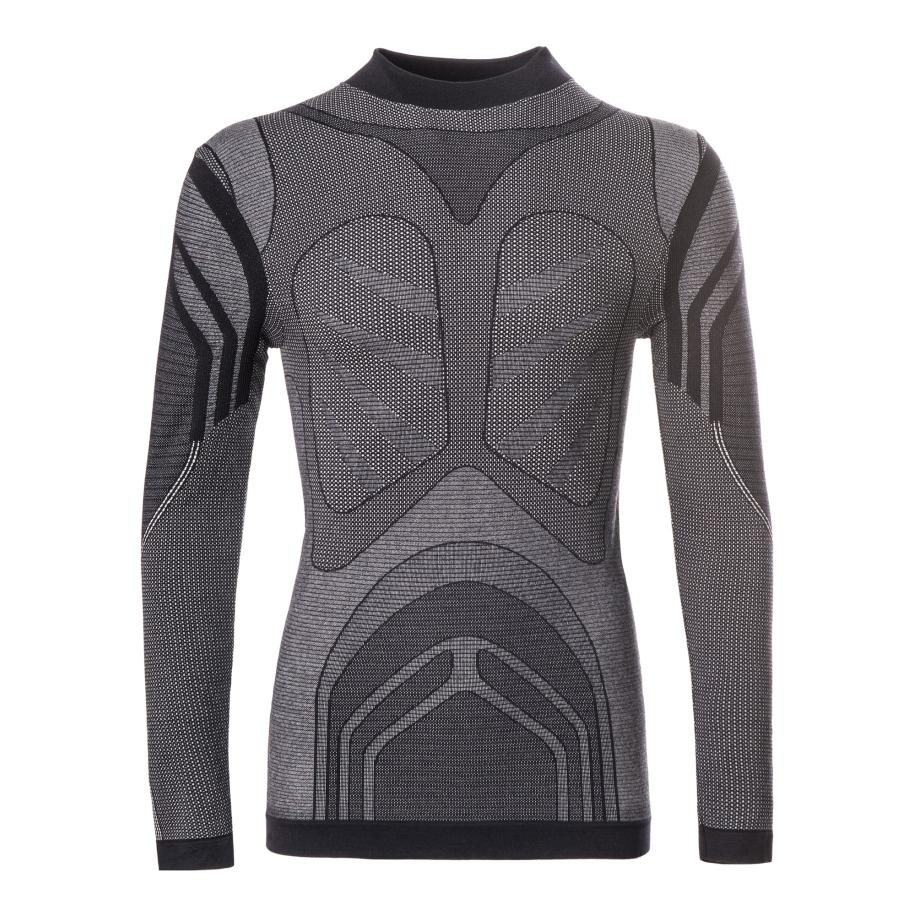 ENDURANCE ENDURANCE Functioneel shirt Adam grijs / lichtgrijs / zwart -