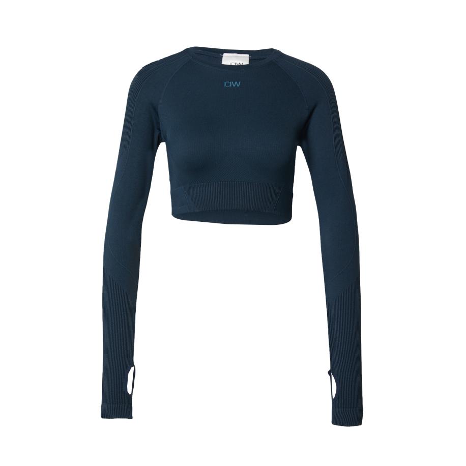 ICANIWILL Functioneel shirt navy Blauw
