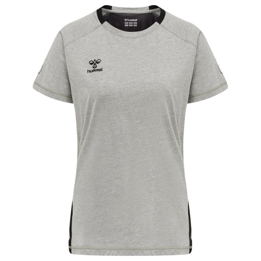 Hummel Hummel Functioneel shirt Cima grijs gemêleerd / zwart -