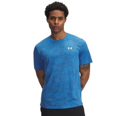 Herenshirt Under Armour Tech™ met korte mouwen Blauw Atlantis / Wit XS