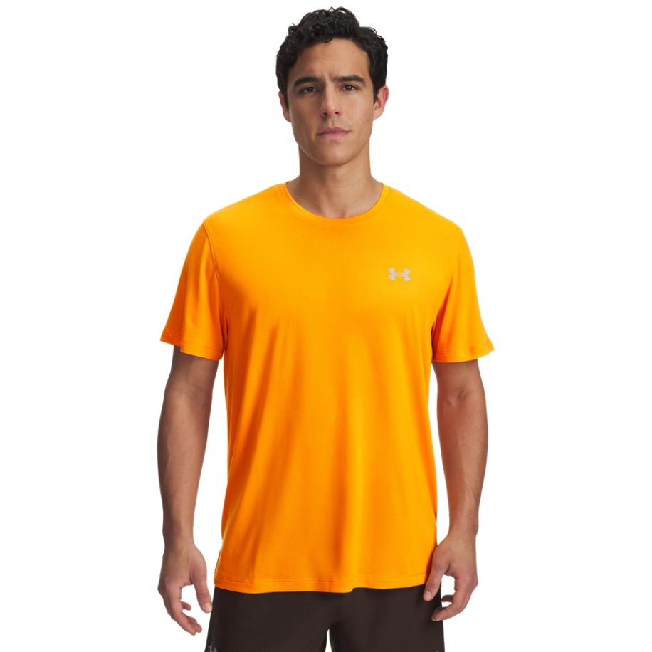 Under Armour Trail Run Herenshirt met korte mouwen SqUnder Armourd Oranje / Reflecterend L Oranje