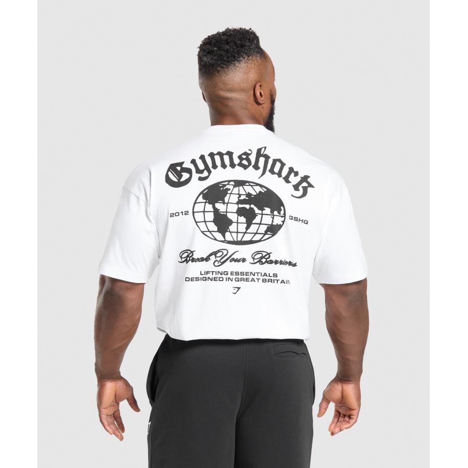 Gymshark Break Your Barriers T-Shirt White Wit