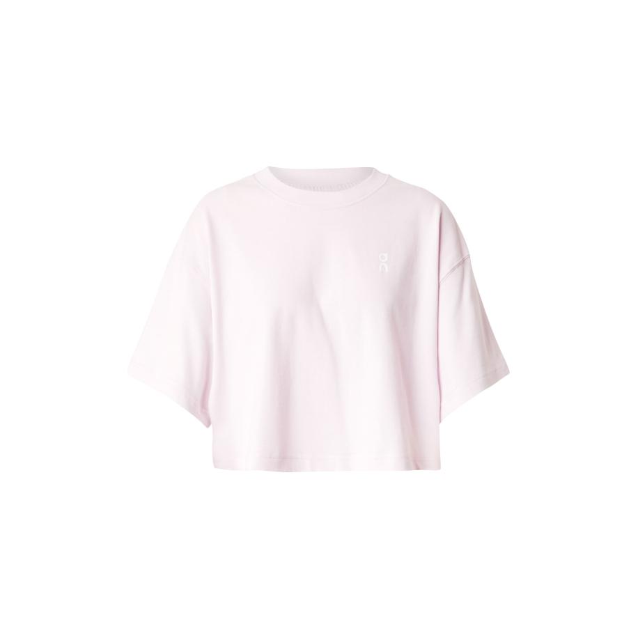 ON On Functioneel shirt Club rosa / wit -
