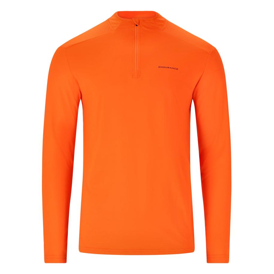 ENDURANCE ENDURANCE Functioneel shirt Armin donkeroranje -