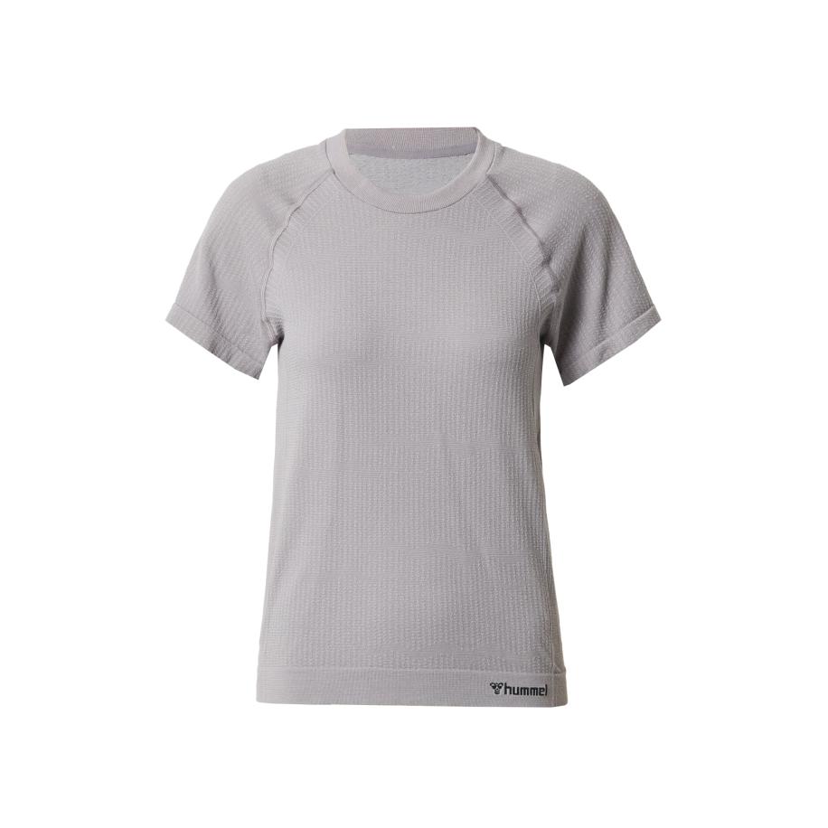 Hummel Hummel Functioneel shirt taupe / zwart -