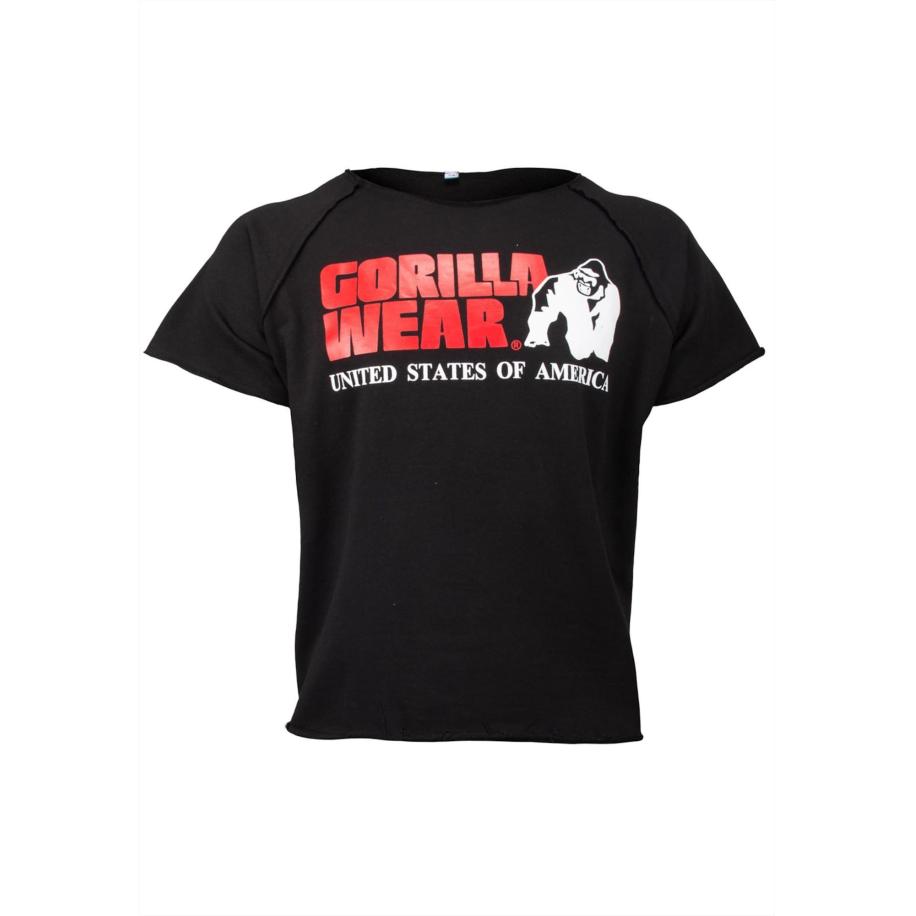 Gorilla Wear Gorilla Wear Functioneel shirt Classic bloedrood / zwart / wit -