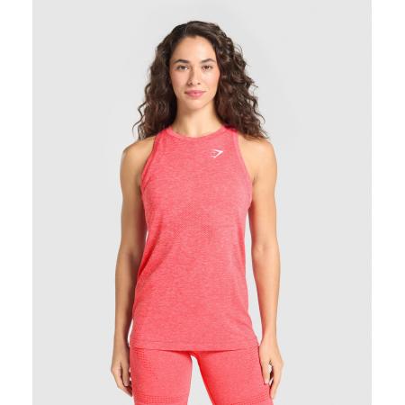Gymshark Vital Light Tank Coral Red Marl