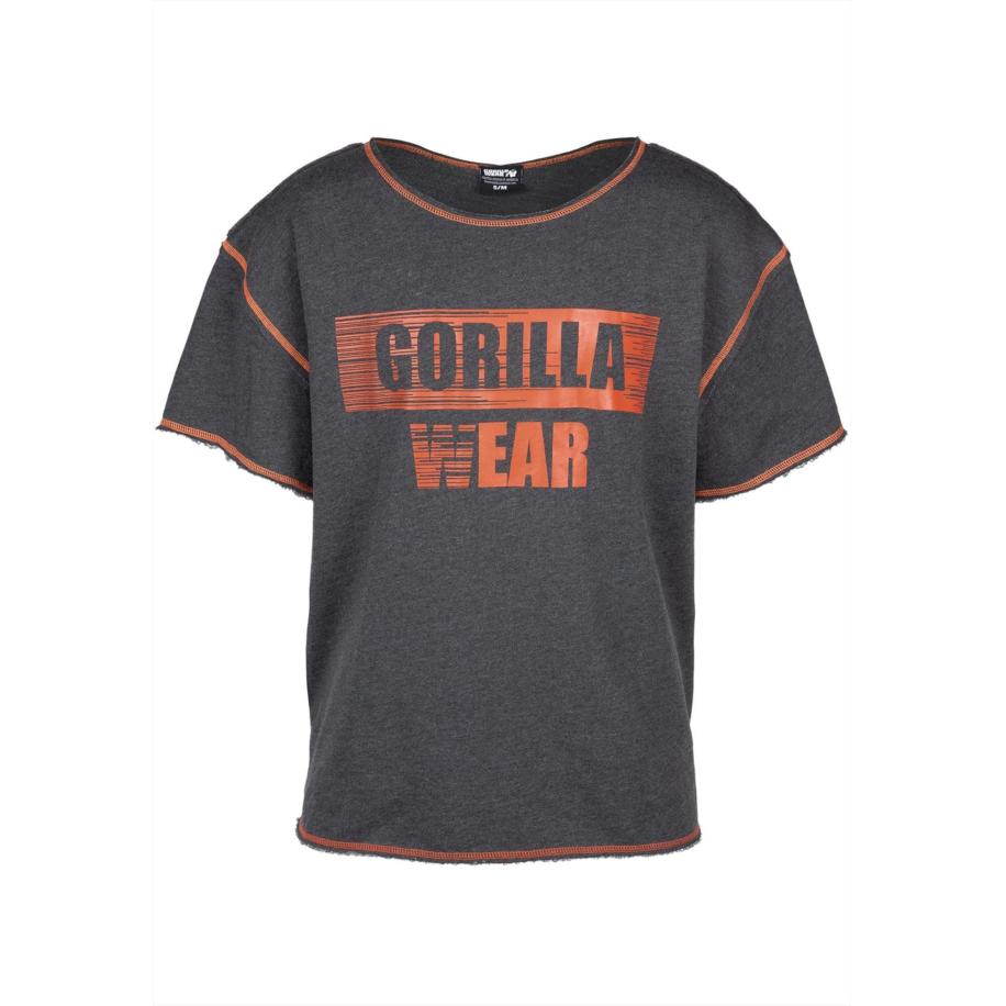 Gorilla Wear Gorilla Wear Functioneel shirt Wallace antraciet / oranje -