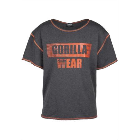 Gorilla Wear Gorilla Wear Functioneel shirt Wallace antraciet / oranje