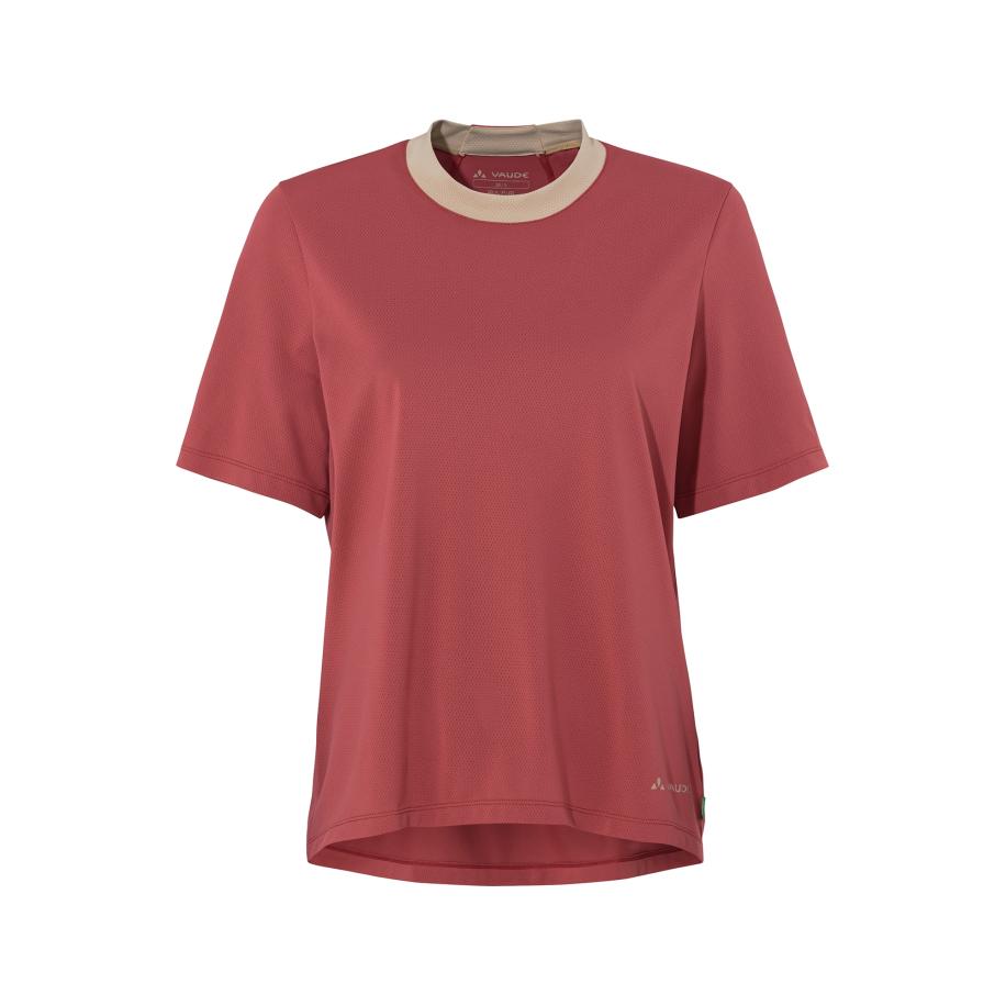 Vaude VAUDE Functioneel shirt Loamer crème / rood -