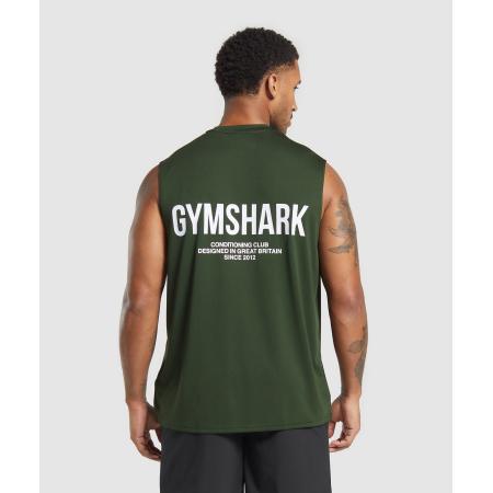 Gymshark Conditioning Club Tank Trail Green