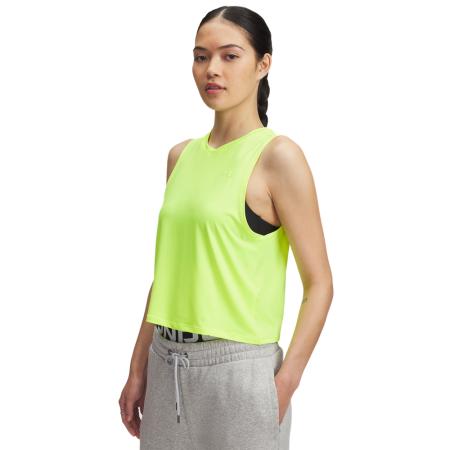 Under Armour Vanish Energy Crop tanktop voor dames High Vis Geel / High Vis Geel XS