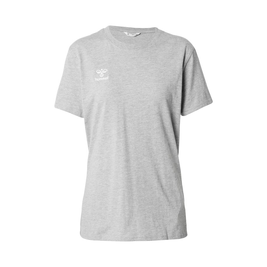 Hummel Hummel Functioneel shirt Go 2.0 grijs gemêleerd / wit -