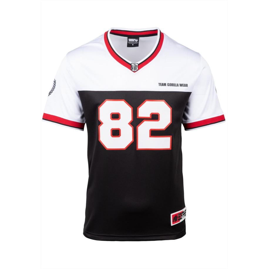 Gorilla Wear Gorilla Wear Functioneel shirt bloedrood / zwart / wit -