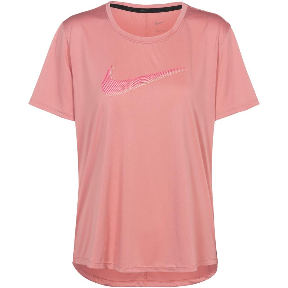 Nike NIKE Functioneel shirt Swoosh fuchsia / rosa / wit -
