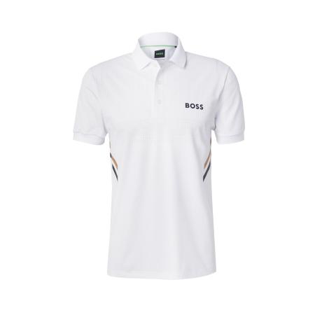 Hugo Boss BOSS Functioneel shirt Paule lichtbruin / zwart / wit