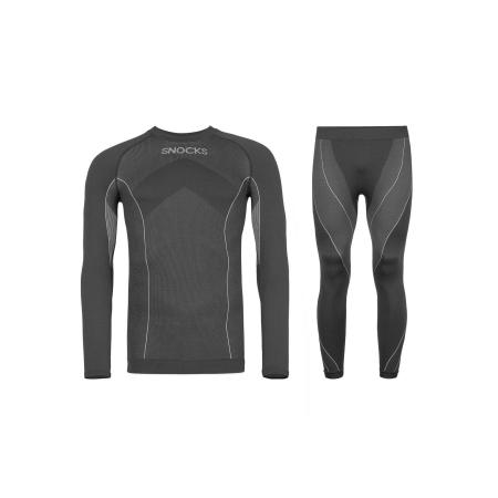 SNOCKS SNOCKS Basislaag grijs / lichtgrijs