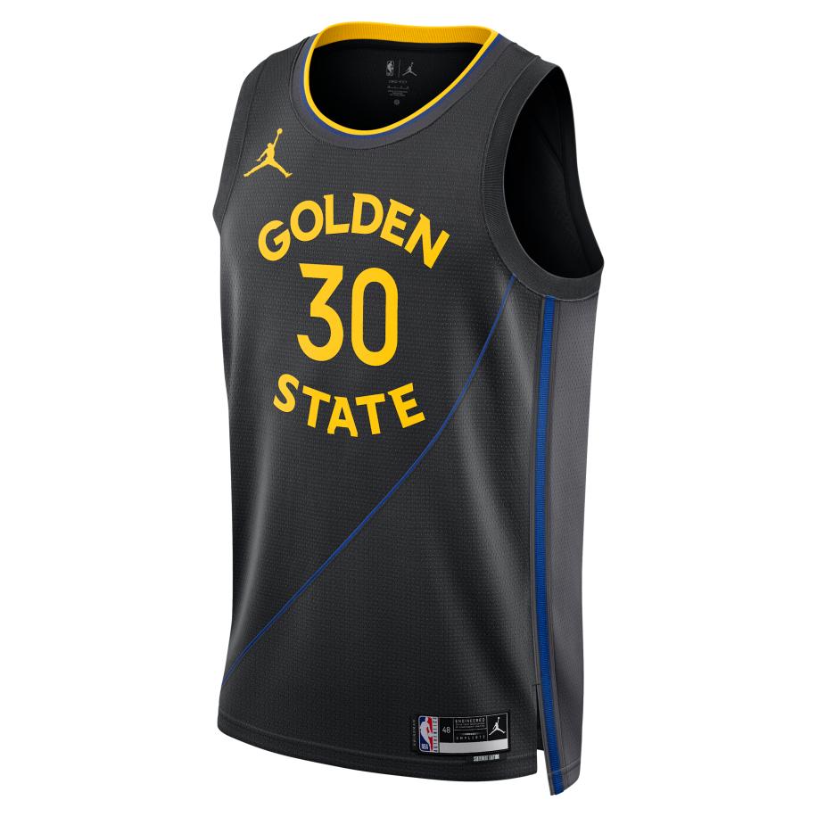 Stephen Curry Golden State Warriors 2024/25 Statement Edition Jordan Swingman Dri-FIT NBA-jersey voor heren - Zwart Zwart
