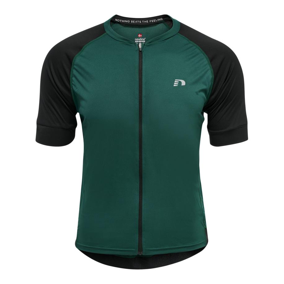 Newline Newline Functioneel shirt antraciet / donkergroen / zwart -