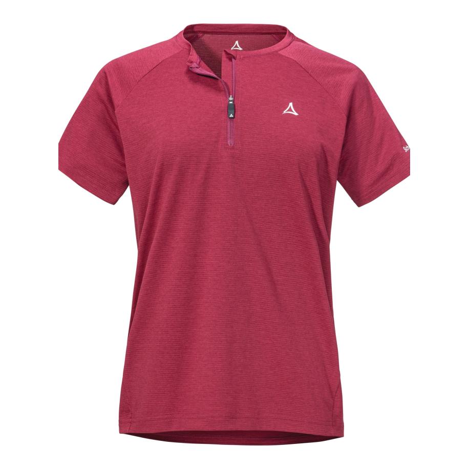 Schöffel Schöffel Functioneel shirt Wetluga rood / wit -