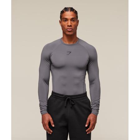 Gymshark Element Baselayer Long Sleeve T-Shirt Dark Grey