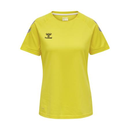 Hummel Hummel Functioneel shirt Lead geel / grijs / zwart