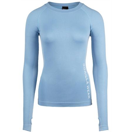 Gorilla Wear Gorilla Wear Functioneel shirt Selah Seamless lichtblauw / wit