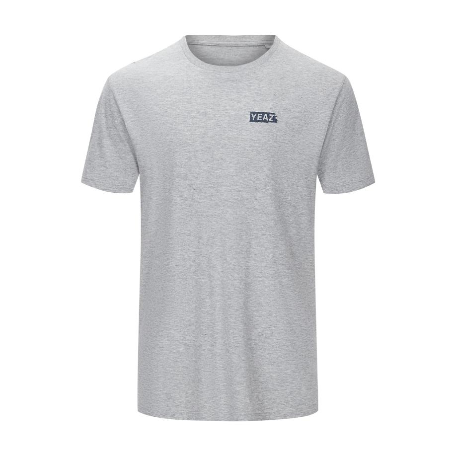 YEAZ YEAZ Functioneel shirt Chay stone grey / zwart -