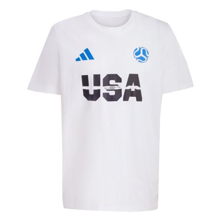 ADIDAS PERFORMANCE Functioneel shirt USA blauw / zwart / wit