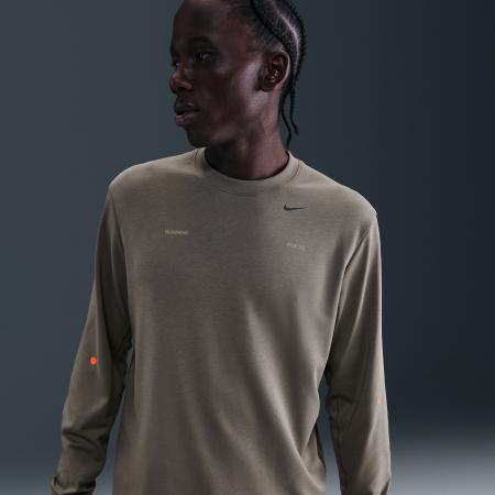 Nike Primary Dri-FIT herentop met lange mouwen - Grijs