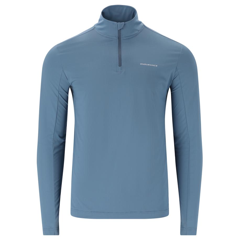 ENDURANCE ENDURANCE Functioneel shirt Omais M stone grey / wit -