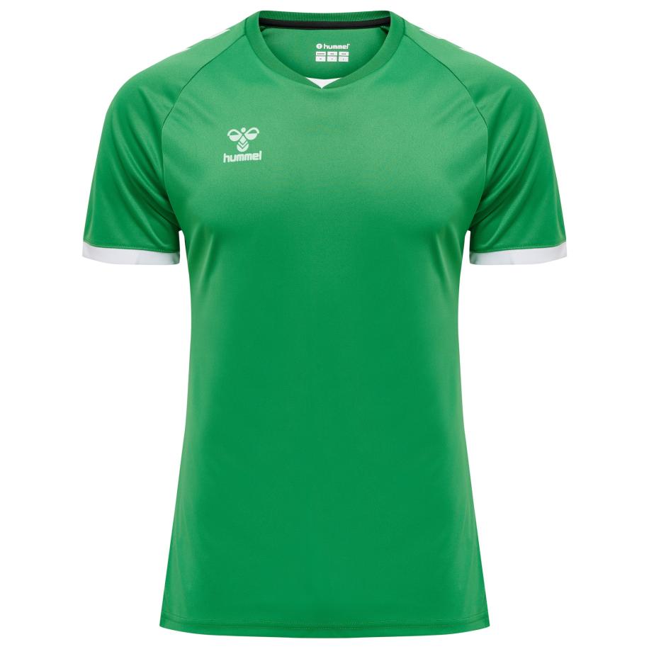 Hummel Hummel Functioneel shirt grasgroen / wit -
