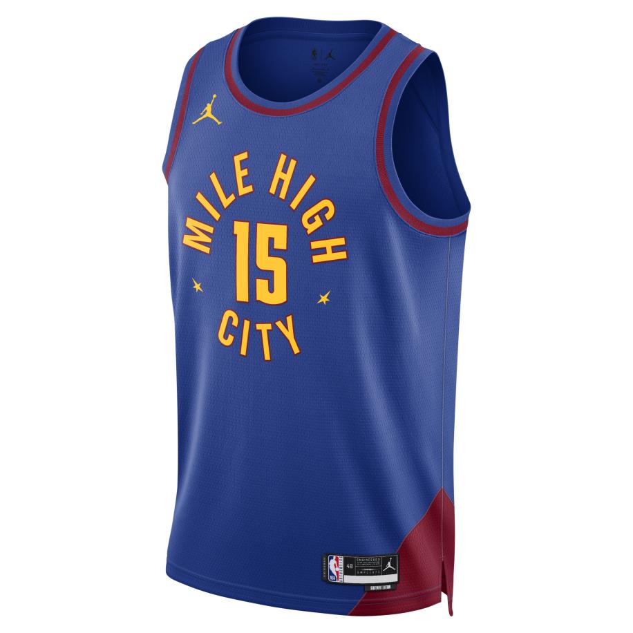 Denver Nuggets Statement Edition Jordan Swingman Dri-FIT NBA-jersey voor heren - Blauw Blauw