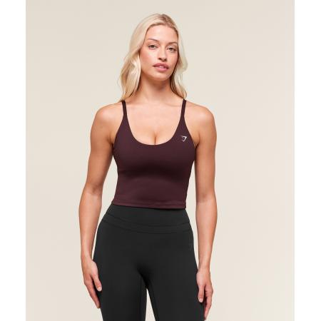 Gymshark Training Cami Tank With Shelf Cherry Purple