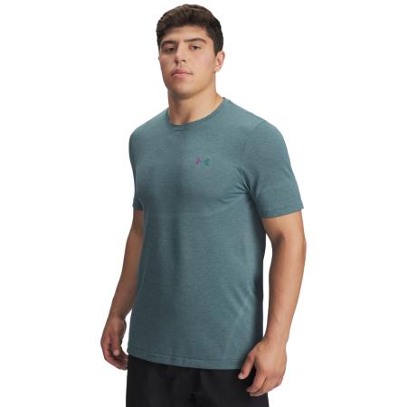 Under Armour Vanish Elite Seamless Herenshirt met korte mouwen Jasper Blauw / Iridescent M