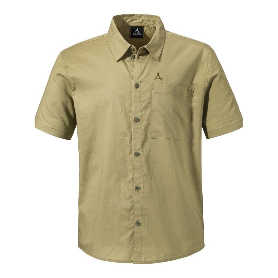 Schöffel Schöffel Functioneel overhemd Urban Shirt Style Kalmen MNS groen -