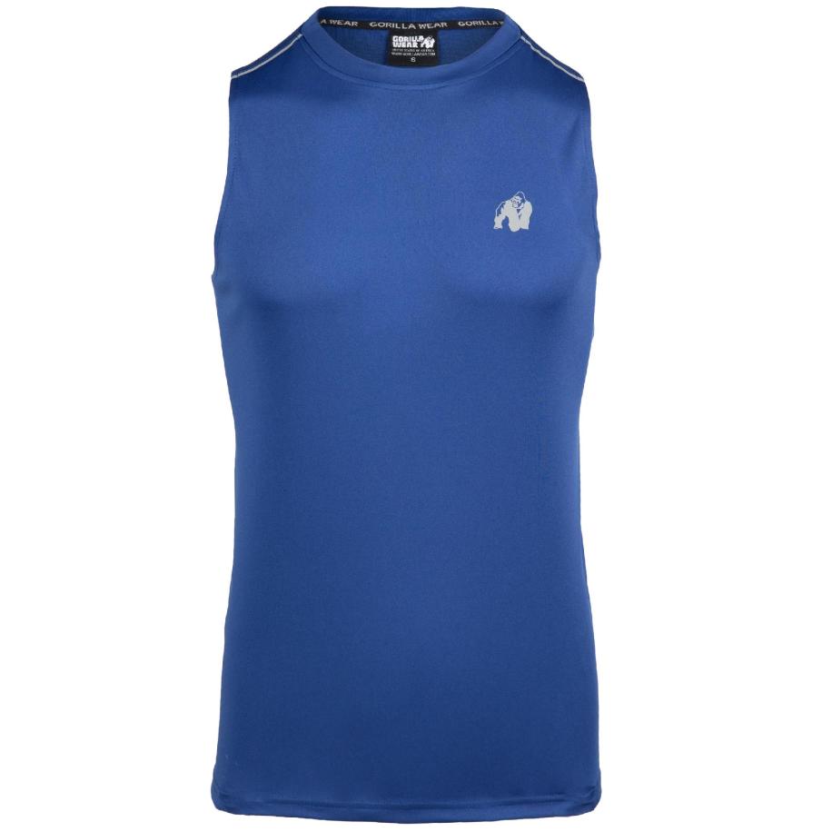 Gorilla Wear Gorilla Wear Functioneel shirt Easton blauw / wit -