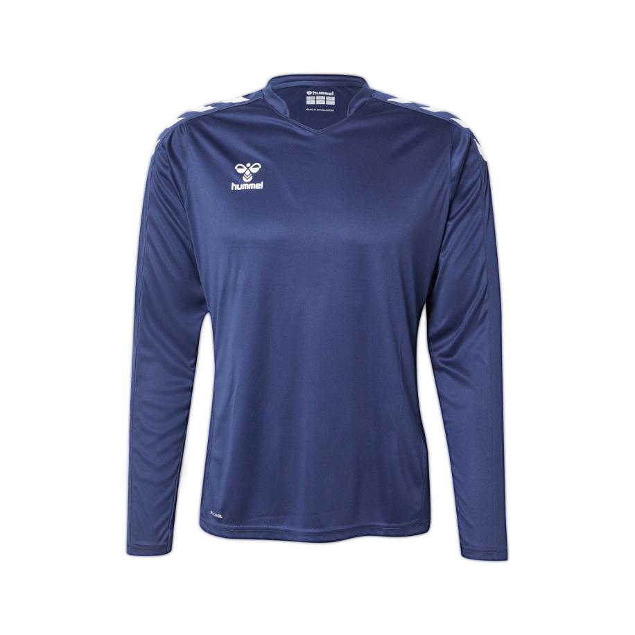 Hummel Hummel Functioneel shirt donkerblauw / wit -