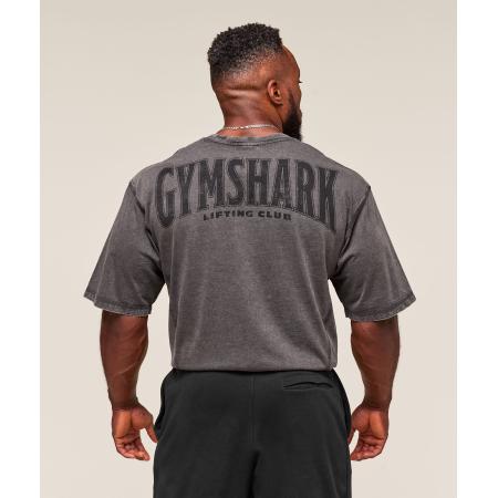 Gymshark Heritage Washed T-Shirt Onyx Grey
