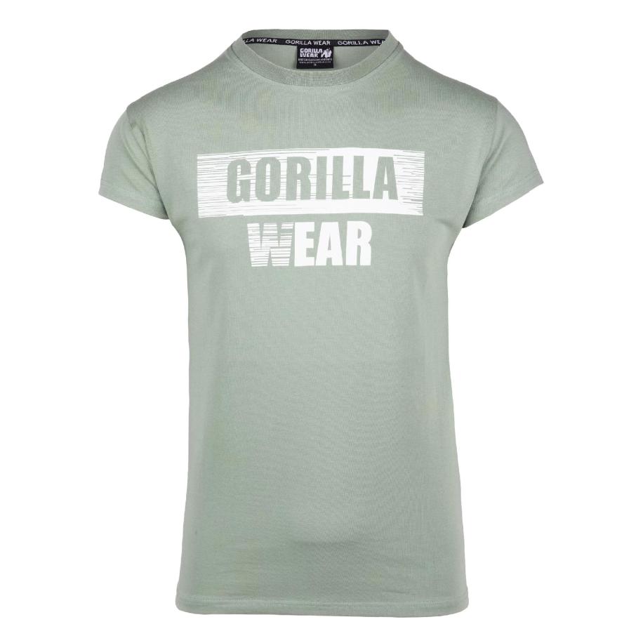 Gorilla Wear Gorilla Wear Functioneel shirt Murray mintgroen / wit -