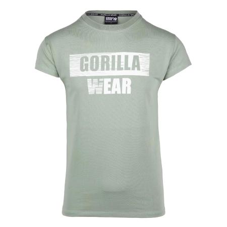 Gorilla Wear Gorilla Wear Functioneel shirt Murray mintgroen / wit