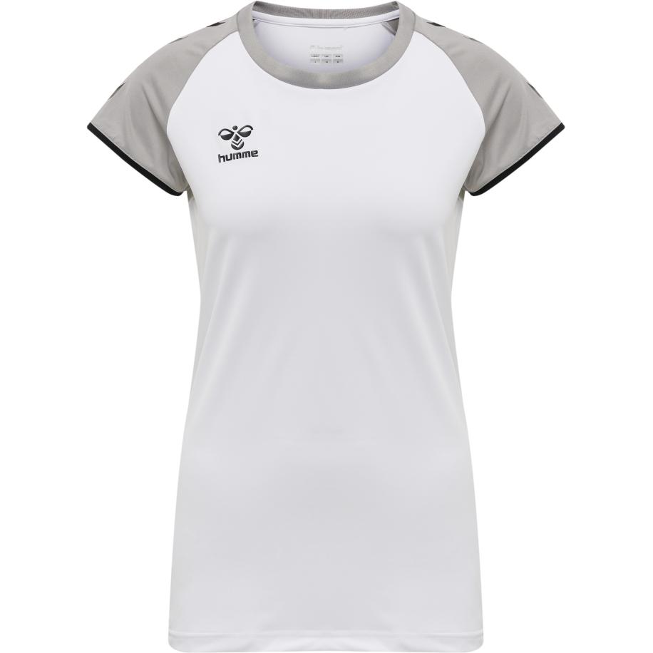 Hummel Hummel Functioneel shirt grijs / zwart / wit -