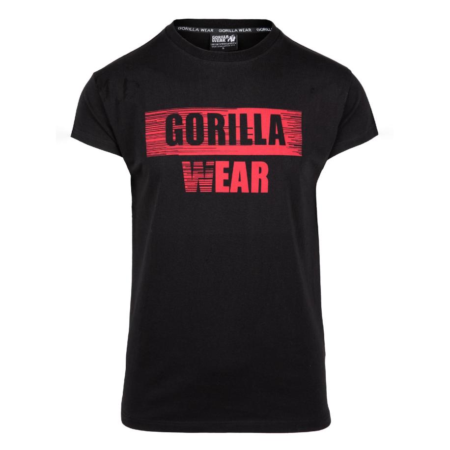 Gorilla Wear Gorilla Wear Functioneel shirt Murray bloedrood / zwart -