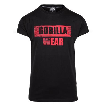 Gorilla Wear Gorilla Wear Functioneel shirt Murray bloedrood / zwart