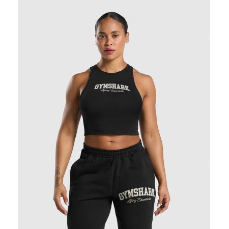 Gymshark Lifting Essentials Graphic Tank Black