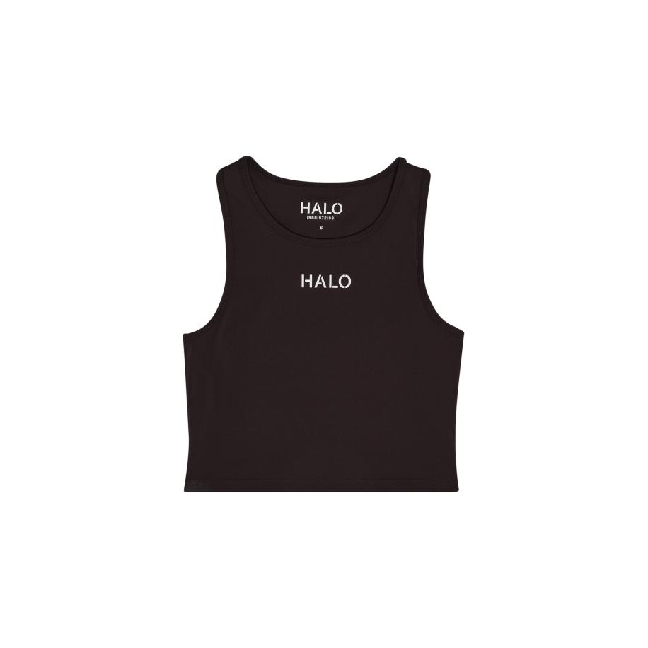 HALO Sporttop chocoladebruin / wit Bruin