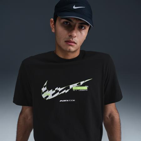 Nike Hardloopshirt voor heren - Zwart